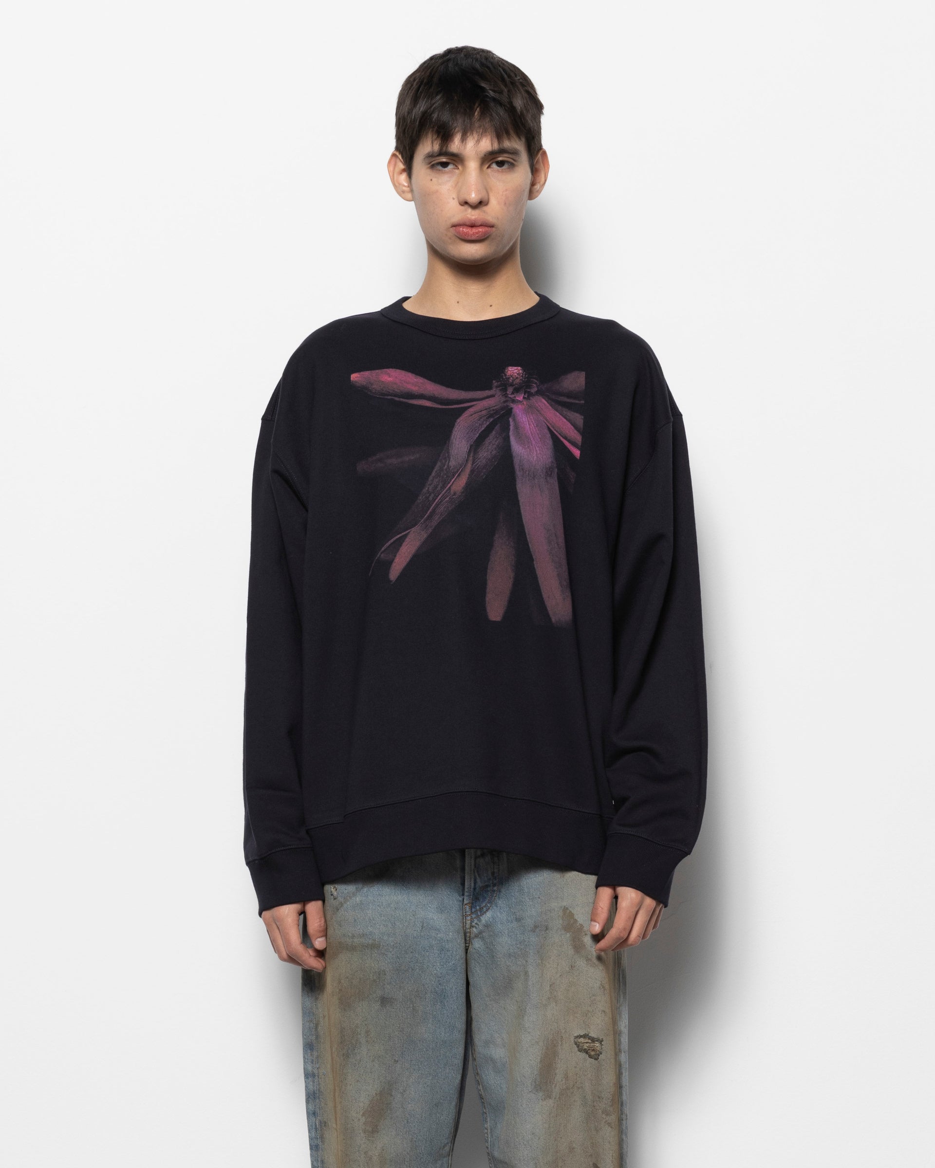 Dries Van Noten Hax Sweater in Navy | Roden Gray