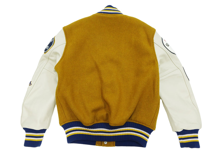 Whitesville Varsity Jacket Men's Letterman Jacket Melton x Leather