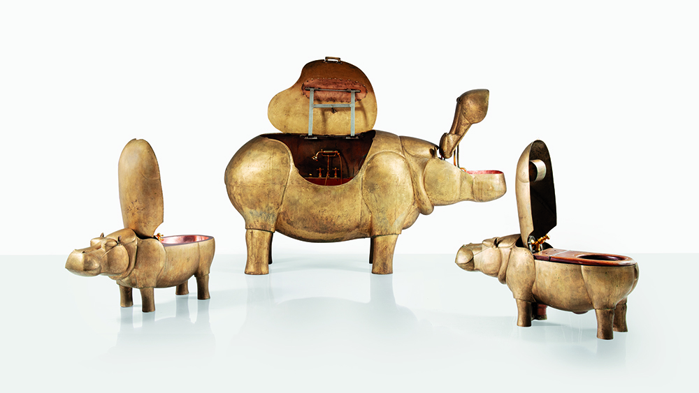 Whimsical Hippo-Themed Bathroom Suite Sells for $2.4 M at Auction
