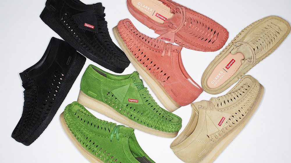 Supreme and Clarks Have Teamed For a Fresh Take on the Wallabee Boot