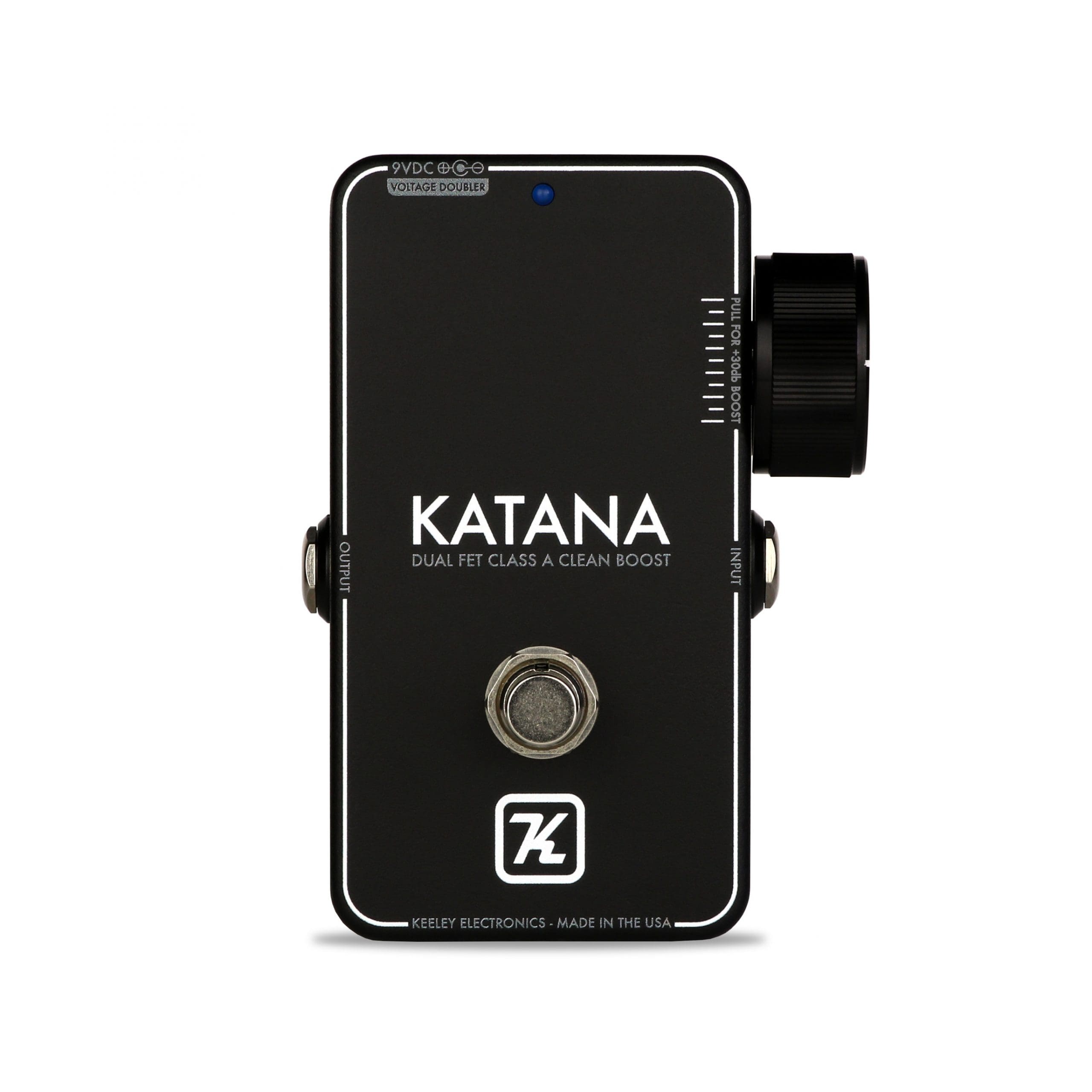 NEW Katana Clean Boost - Black - Keeley Electronics Guitar Effects