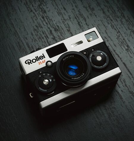 Rollei 35AF (Chrome) New-In-Box at Roberts Camera