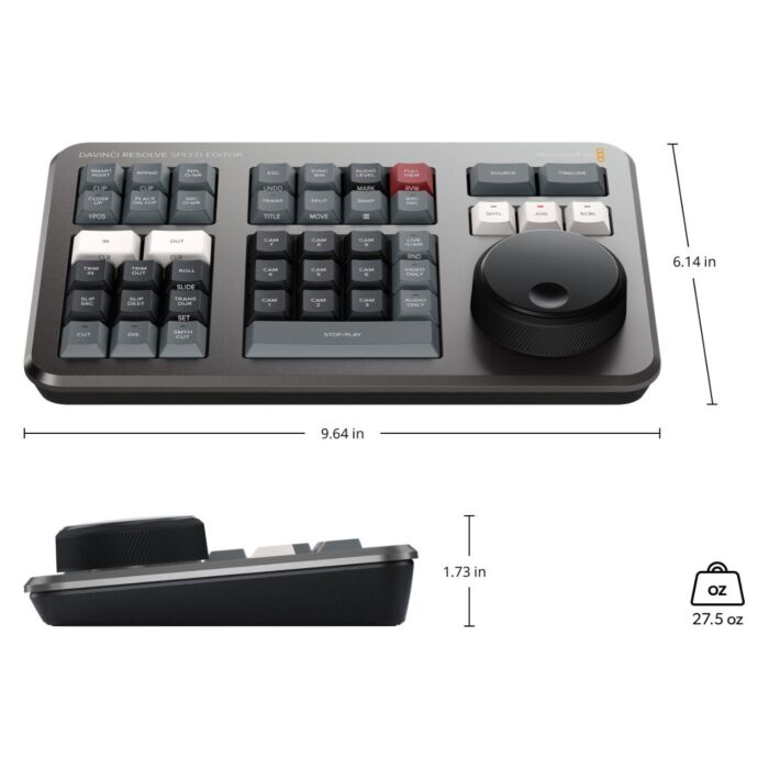 Blackmagic Design DaVinci Resolve Speed Editor New-In-Box at