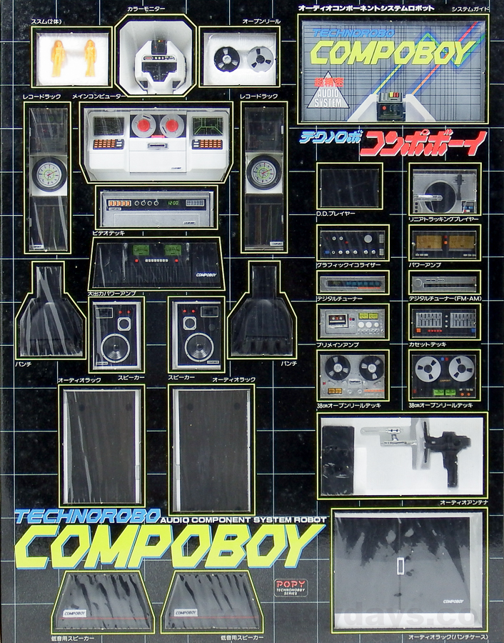 ーーテクノロボ コンポボーイ ポピー レビュー | RoboToyDays