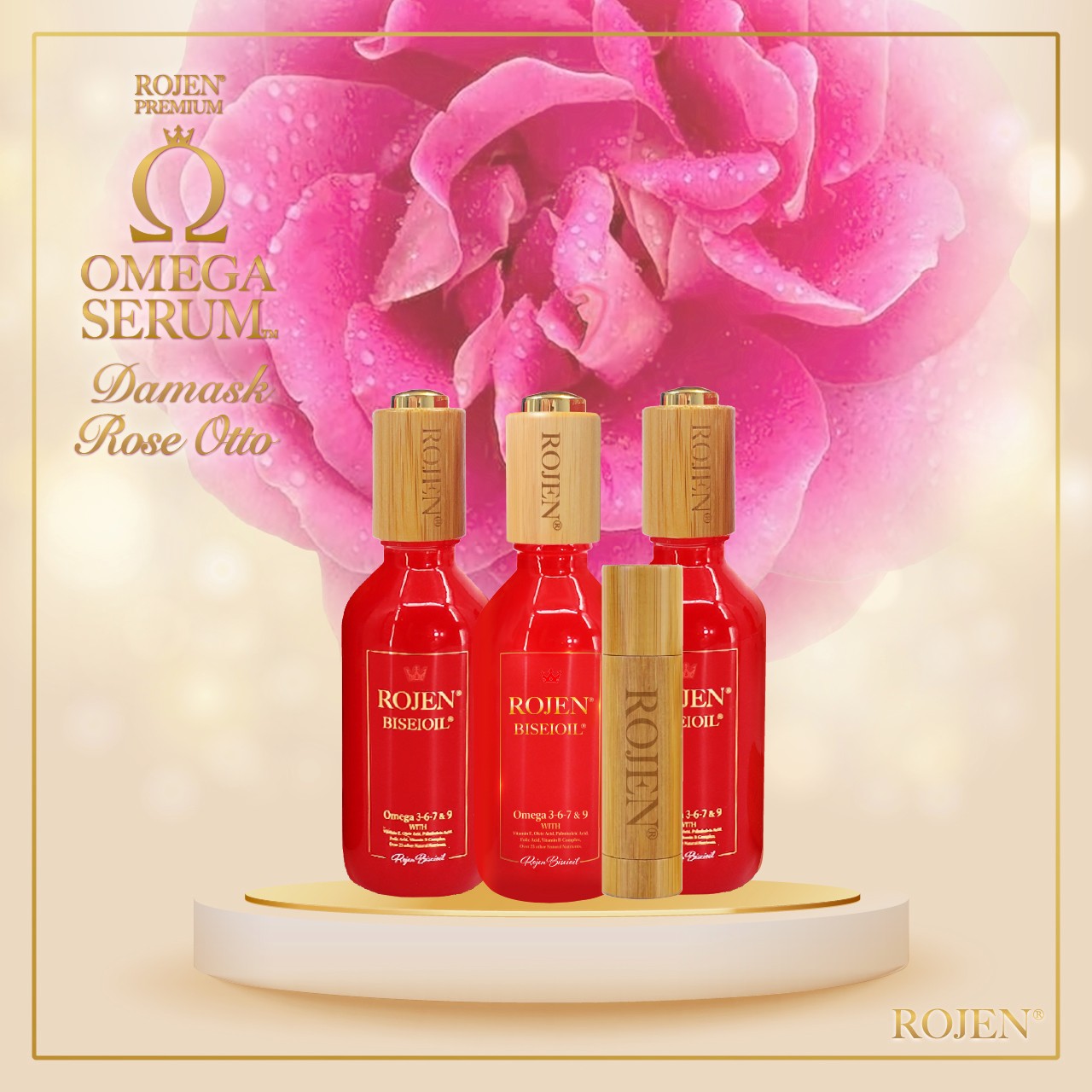 最高品質のダマスクローズ60本から生まれる1滴の持つ高濃度の栄養素