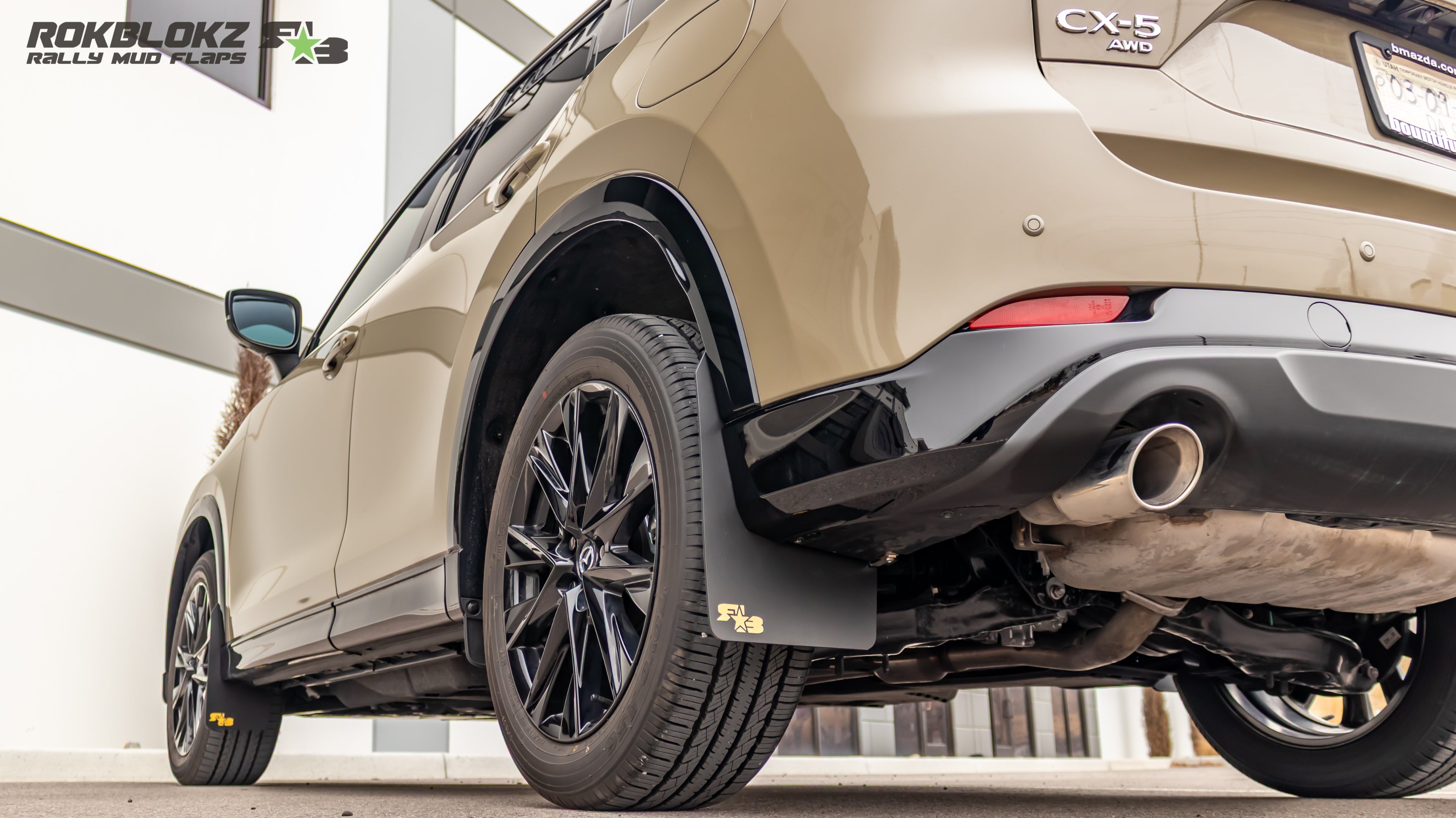Mazda CX-5 2022-2025 Rally Mud Flaps — RokBlokz