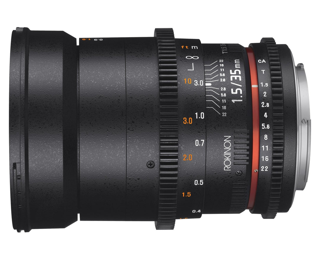 35mm T1.5 Full Frame Wide Angle Cine DS - Rokinon Lenses