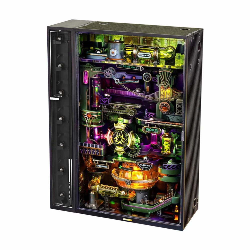 ROKR Alchemy City - Mechanical Marble Run MR04S