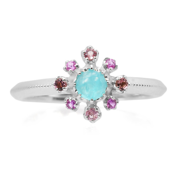 数量限定 ブラジル産 パライバトルマリン ピンクサファイア ピンク