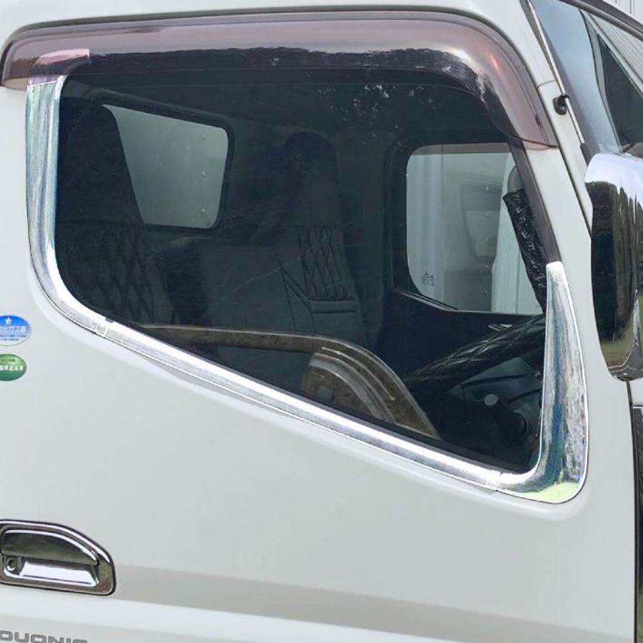 メッキドアウインドガーニッシュ 20キャンター ブルーテックキャンター