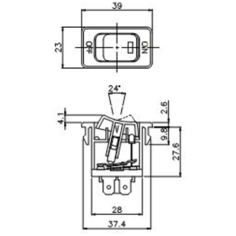 JB-52純正タイプスイッチ いすゞ・UD用(大型・4t・2t) 日本ボデー