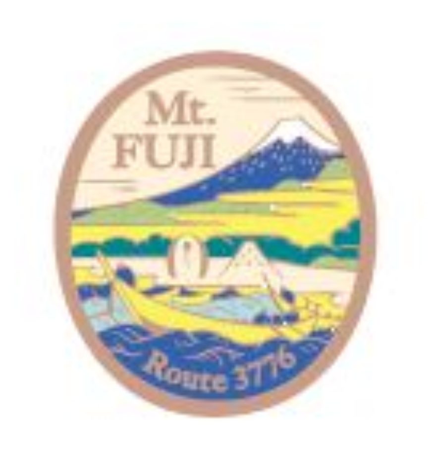 富士山登山ルート3776 世界文化遺産登録10周年 ピンバッジ 富士山登山