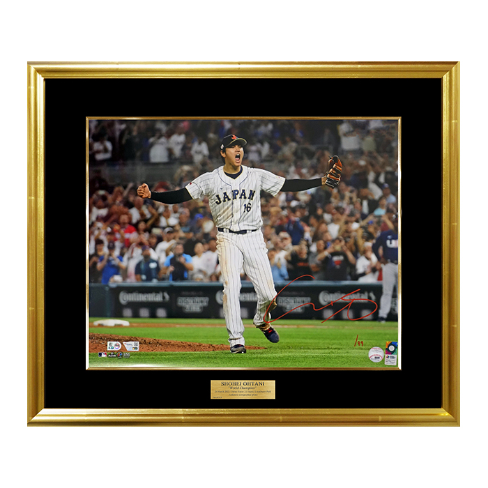 Shohei Ohtani サイン入りフレーム付き写真セット
