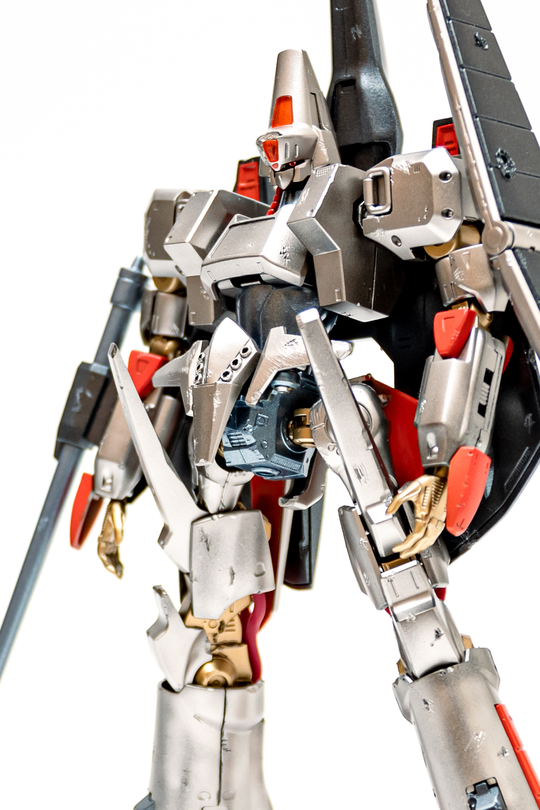 HG エルガイムMk-2 #04 基本塗装。私の推しゴールド&推しシルバー