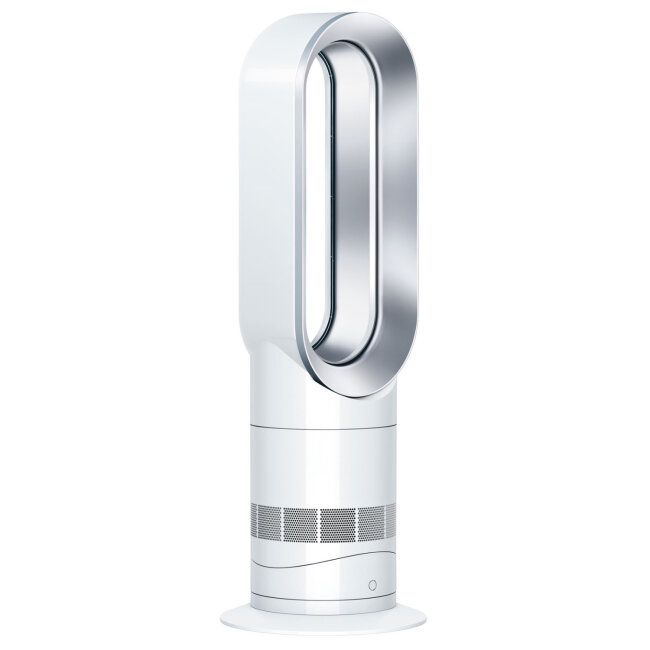 Dyson AM09 White/Silver fan - heats and cools