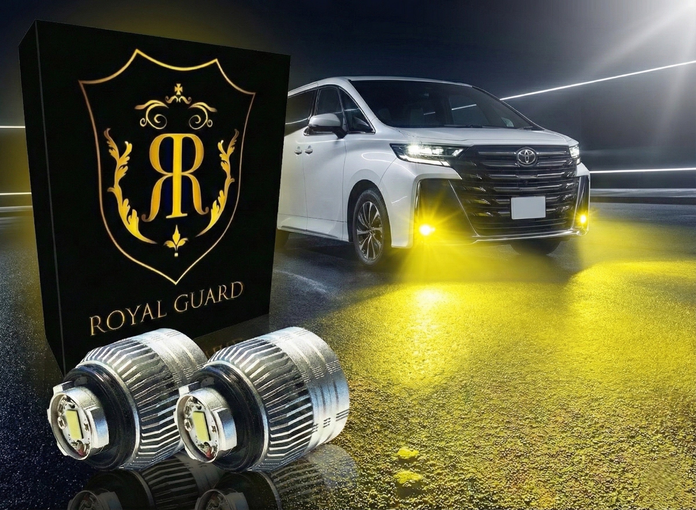 L1b LEDバルブ 純正LEDフォグ交換キット イエロー 3000k ロイヤル