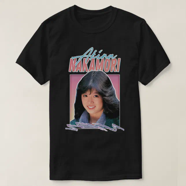 Akina Nakamori Retro Style J Pop Music Fan Design T-Shirt | Zazzle