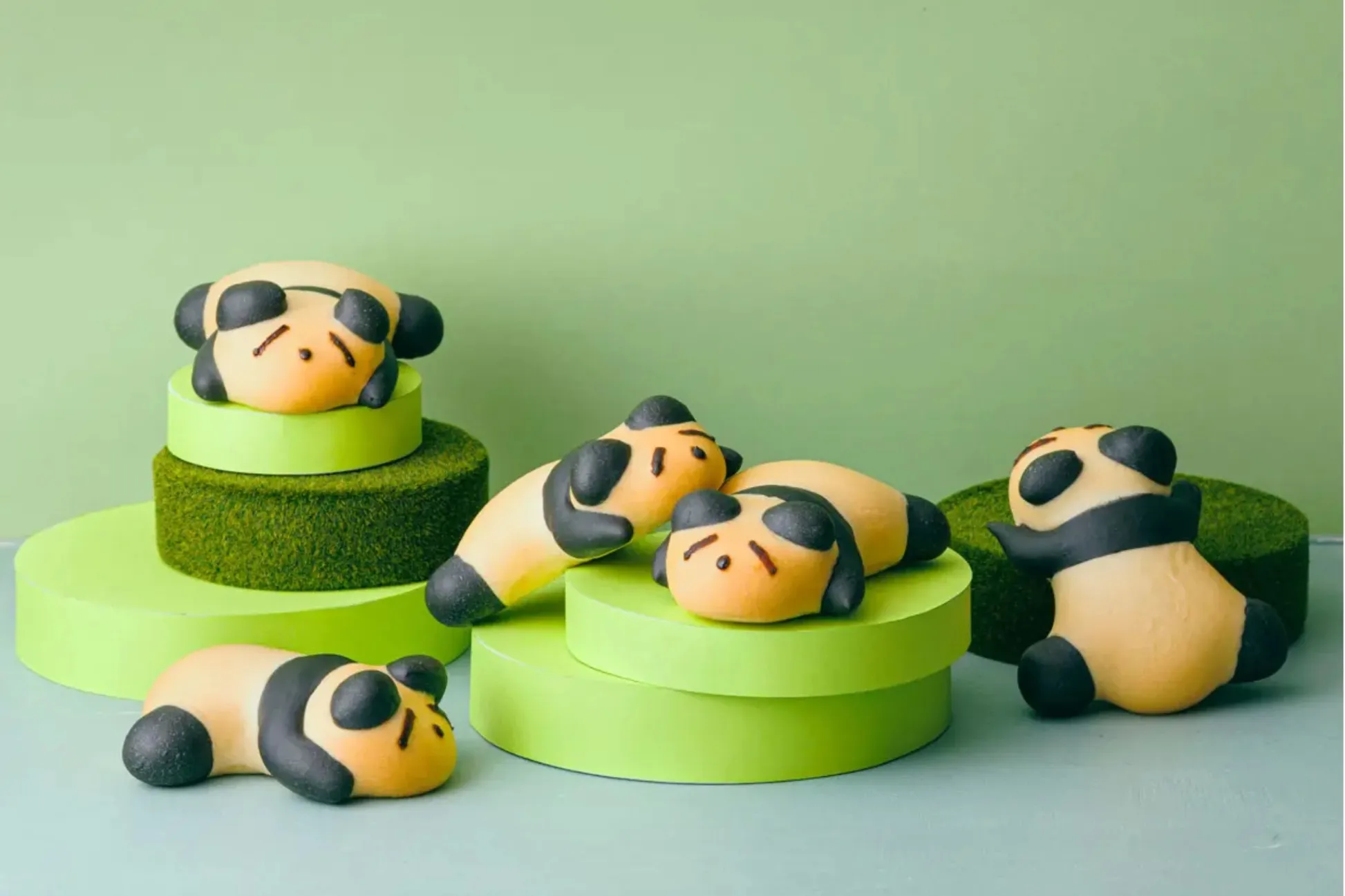 木村屋總本店】ウトウトした表情に癒やされる！パンダをモチーフに