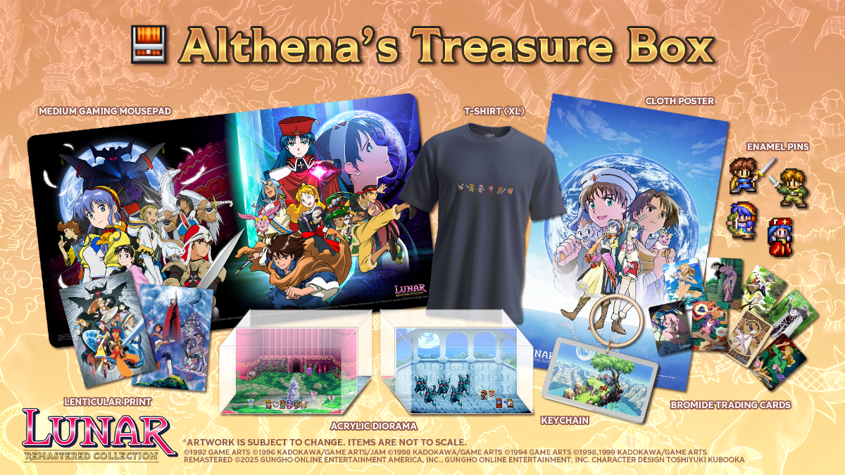 Lunar Remastered Collection Receives Althena's Treasure Box - RPGamer