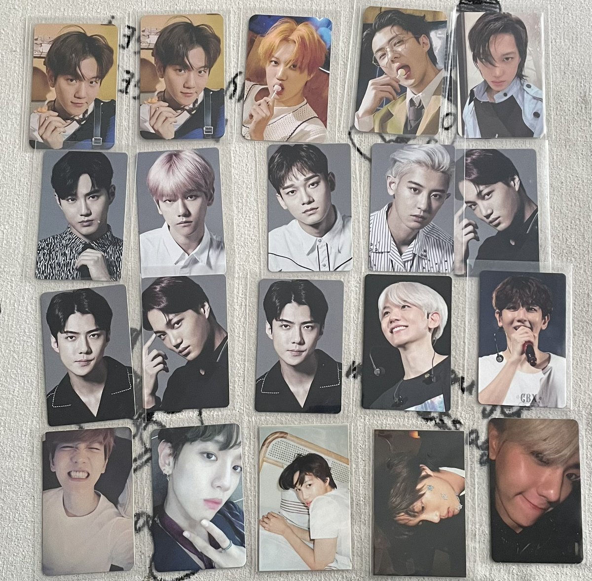 EXO BAEKHYUN JAPAN ベッキョン ソロ コード当選 トレカ4枚 【公式通販】