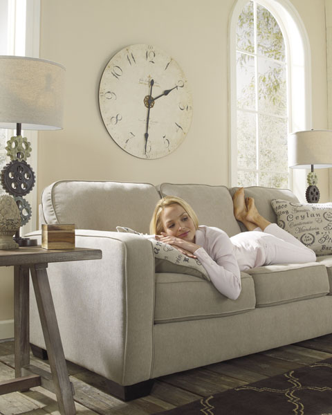 1660038 Ashley Sofa 84″ Alenya Quartz | Rudd Furniture