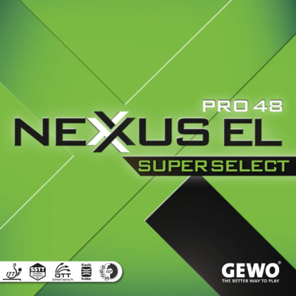 NexxusEL Pro48 SuperSelect[GEWO]卓球ラバーNo1口コミサイト｜WRM