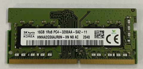 Sk Hynix PC4-3200AA , 1RX8 ,SODIMM LAPTOP MEMORY DDR4 16 GB