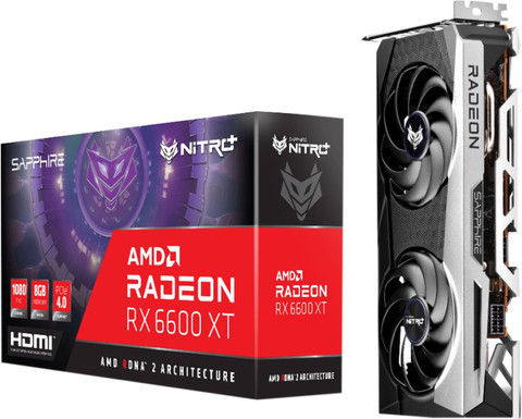 AMD Sapphire NITRO+ Radeon™ RX 6600 XT Graphic Card with 8 GB