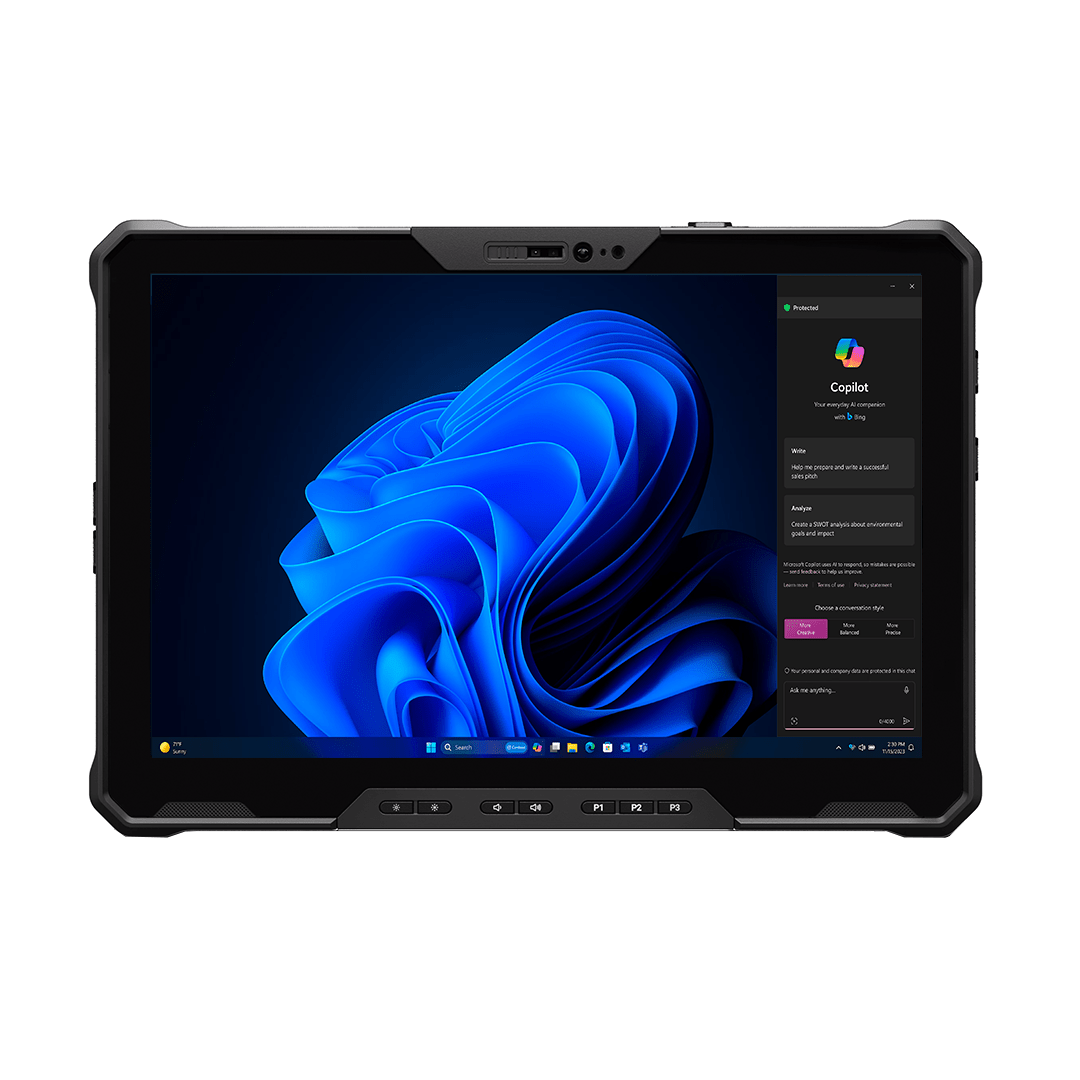 Dell Pro Rugged 12, Fully-Rugged Copilot+ Tablet, Ultra 5 236V, 12