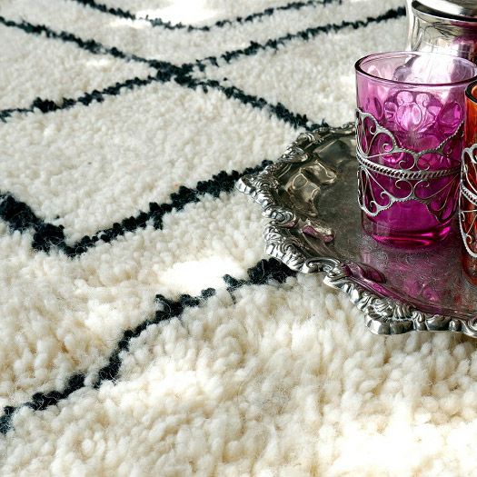 世界に1枚だけ！モロッコ直輸入のウール100％ハンドメイドベニワレン