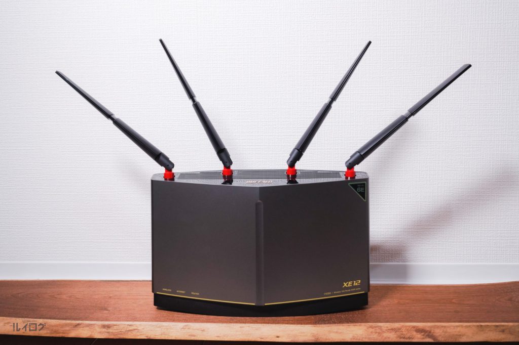 バッファロー WXR-11000XE12 レビュー | 国産のWi-Fi 6Eルーターで12