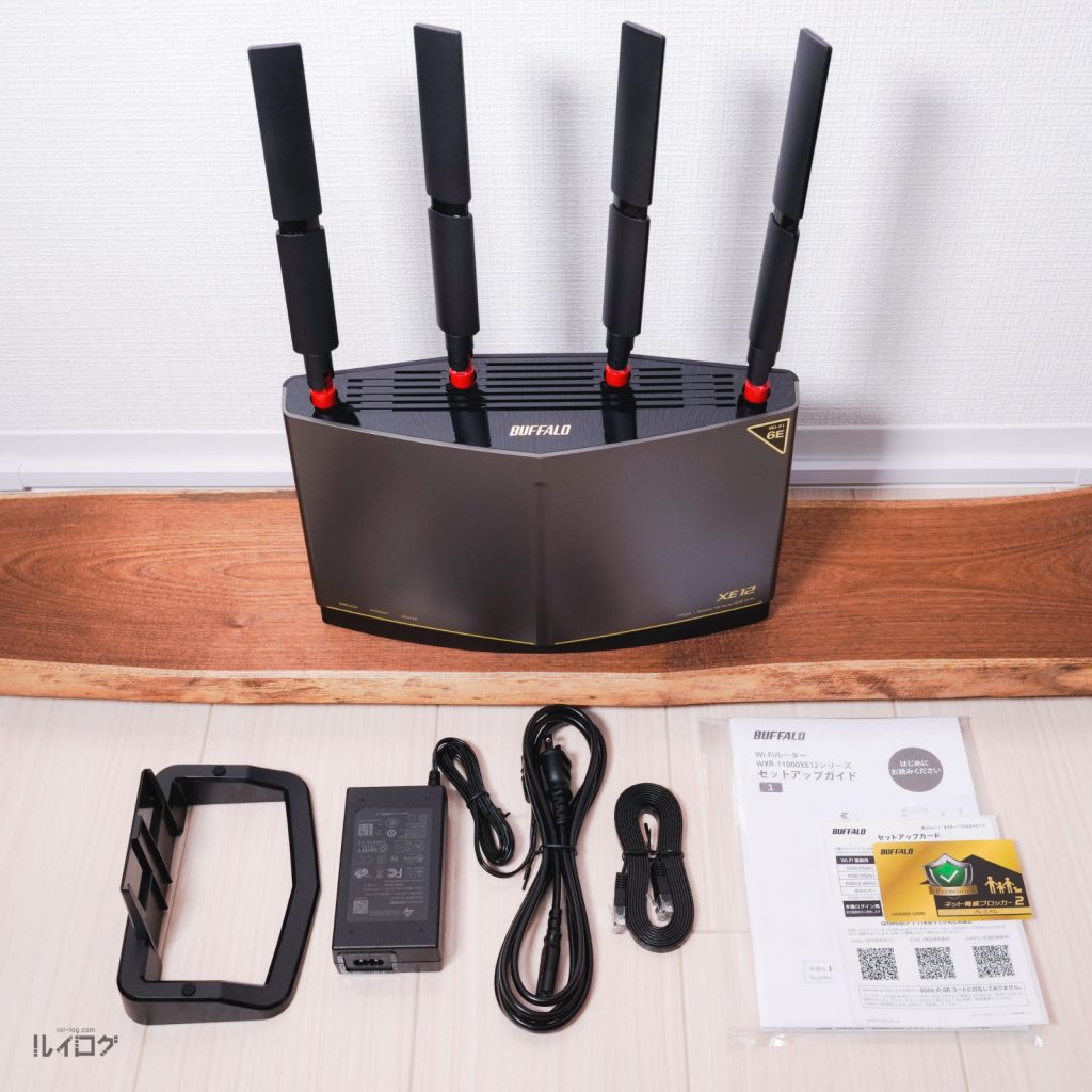 バッファロー WXR-11000XE12 レビュー | 国産のWi-Fi 6Eルーターで12