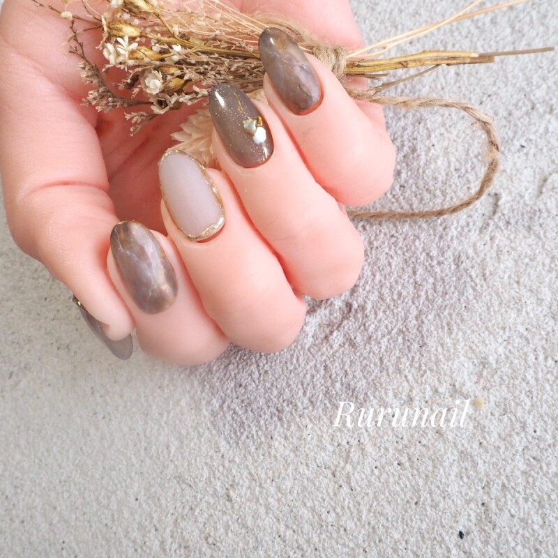 ダーク繊細ニュアンスネイルチップ(527 - ネイルチップ通販Ruru