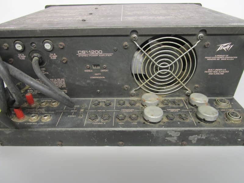 Peavey CS-1200 Stereo Power Amplifier | Reverb