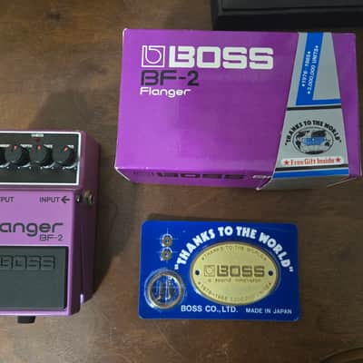 Boss BF-2 Flanger 1984-1990 (Green Label) Made In Japan | Reverb