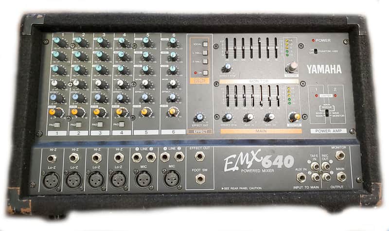 Yamaha Emx640 Powered Mixer | Reverb
