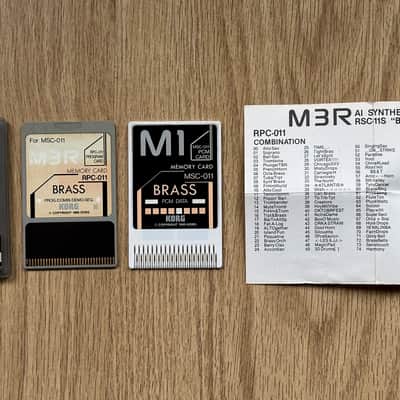 Korg M3r ROM cards - Gearspace