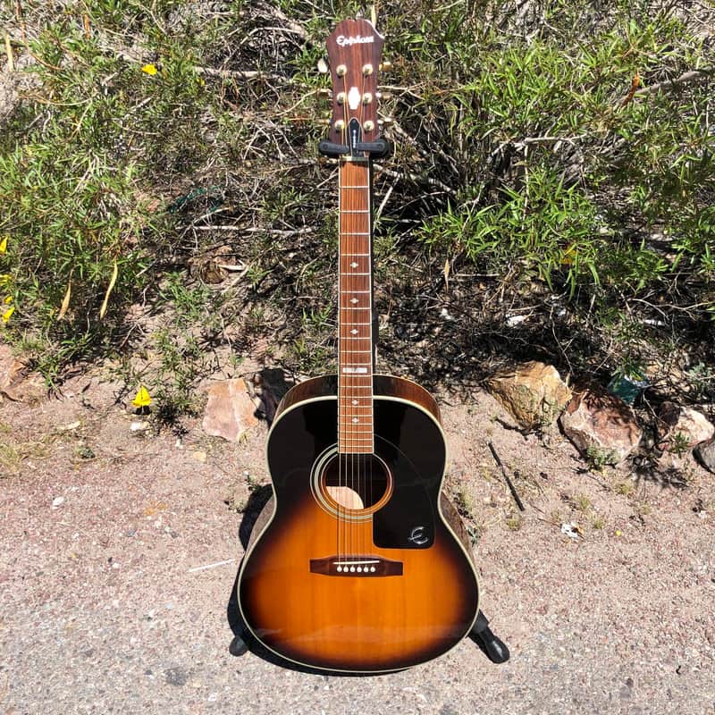 Epiphone AJ 18S VSB Vintage Sunburst Acoustic Guitar | Reverb