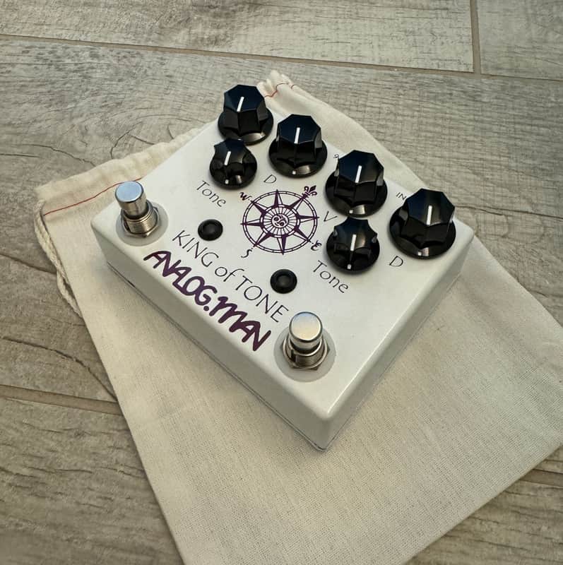 Analogman King of Tone V4 2024 KOT - WHITE & PURPLE | Reverb