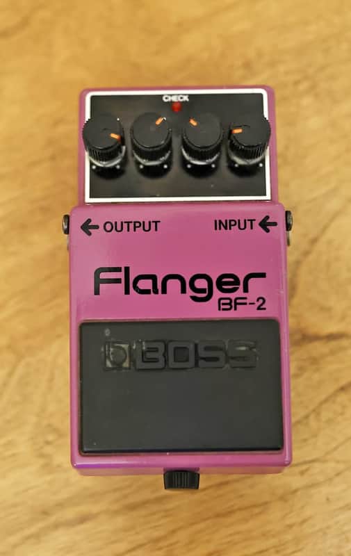 Boss BF-2 Flanger 1984-1990 (Green Label) Made In Japan | Reverb