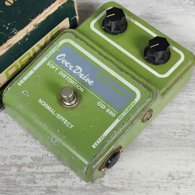 1976 Maxon OD-880 Soft Distortion Vintage Overdrive Pedal | Reverb