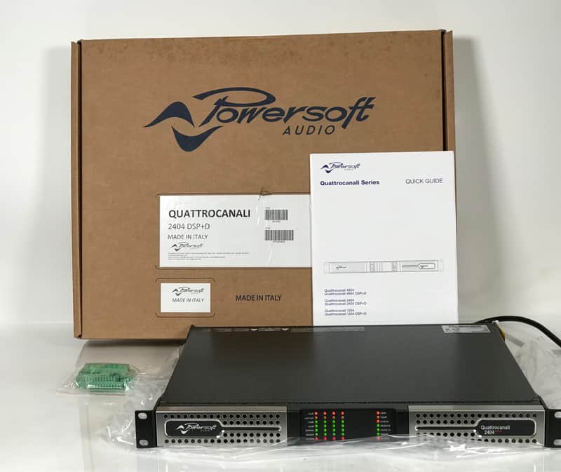 Powersoft Quattrocanali 2404 DSP+D | Reverb