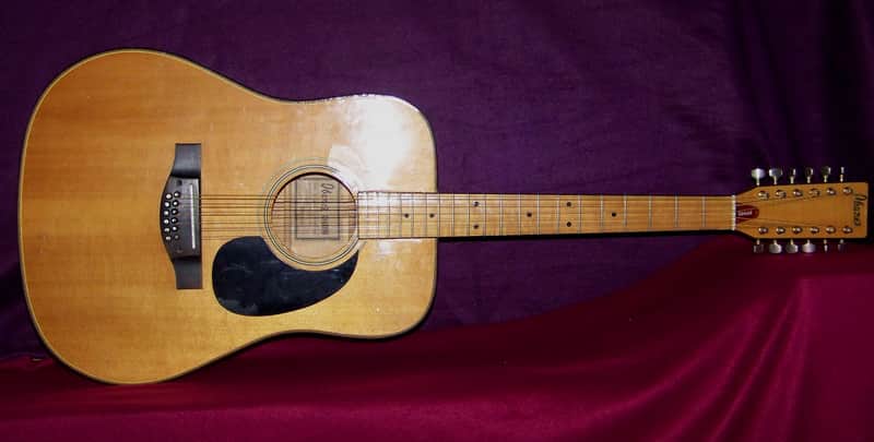 IBANEZ CONCORD MODEL 670-12 12 String Acoustic Guitar (rare maple