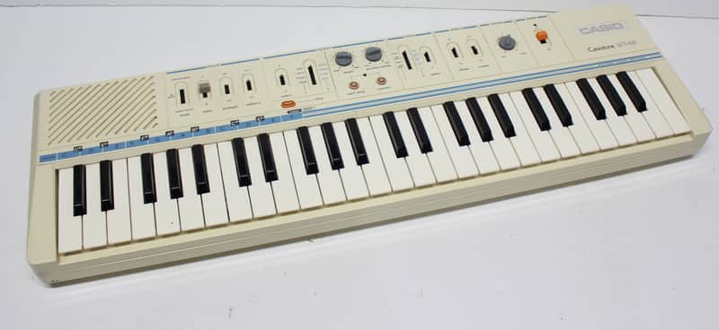 Vintage Analog Casio MT 45 Keyboard Synthesizer MT45 | Reverb