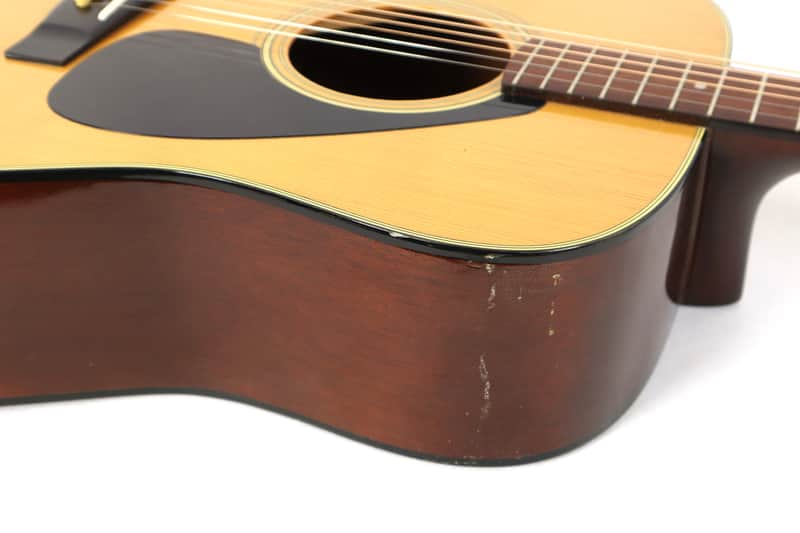 Vintage Yamaha Japan FG-151B Solid Top Mahogany Natural Acoustic