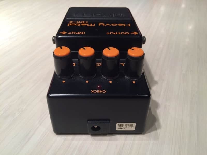 Boss HM-2 Heavy Metal Vintage 80's Black Label Made in Japan Pedal