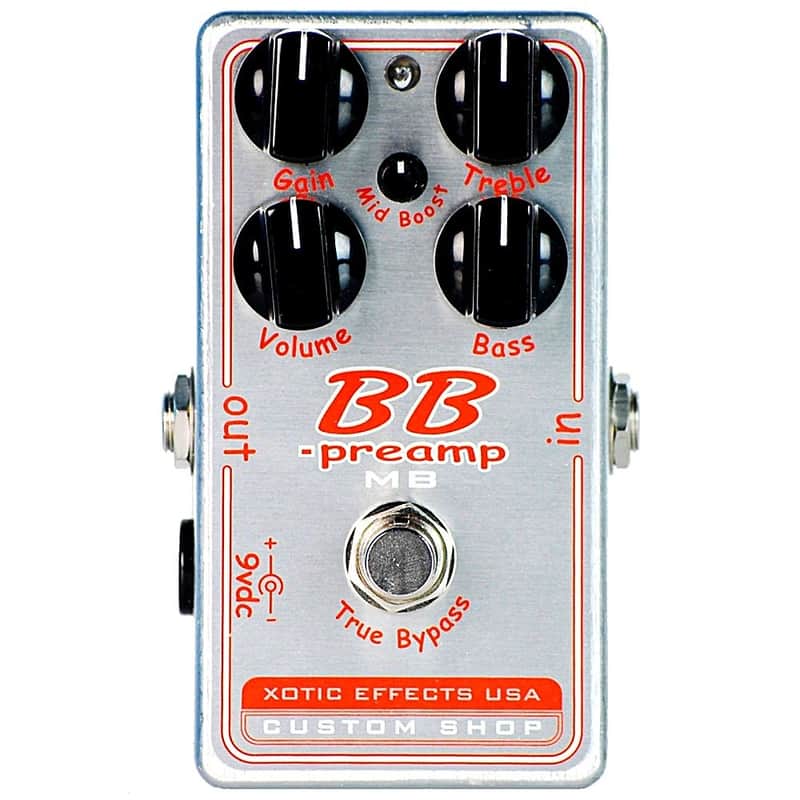 Xotic BBP-MB Custom Shop BB Preamp w/ Mid Boost | Reverb