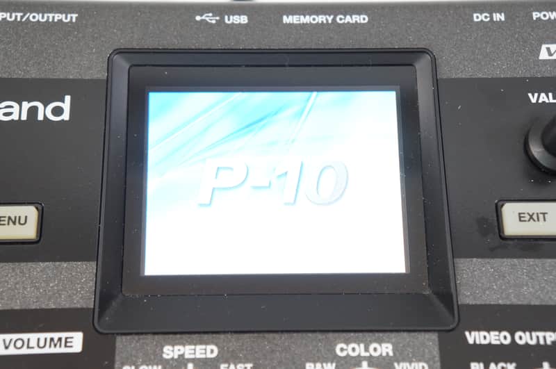 Roland P-10 Visual Sampler Audio Video Movie Sample Pad VJ DJ P10