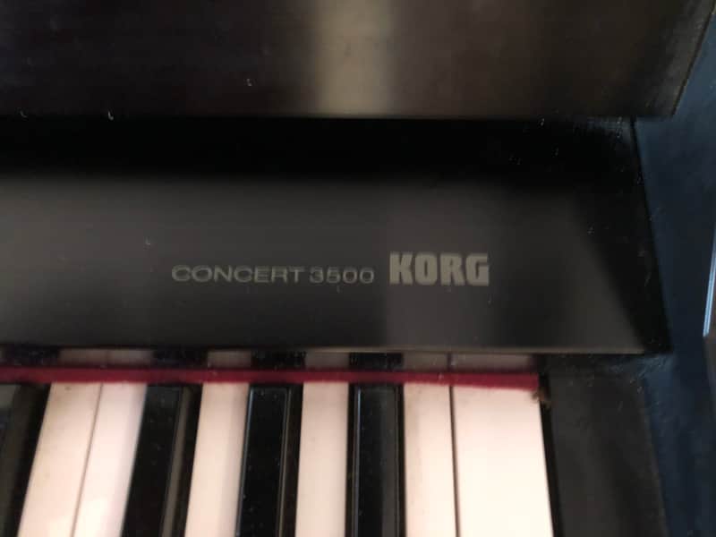 Korg Concert 3500 Electronic Piano with Stand & Pedals | Reverb