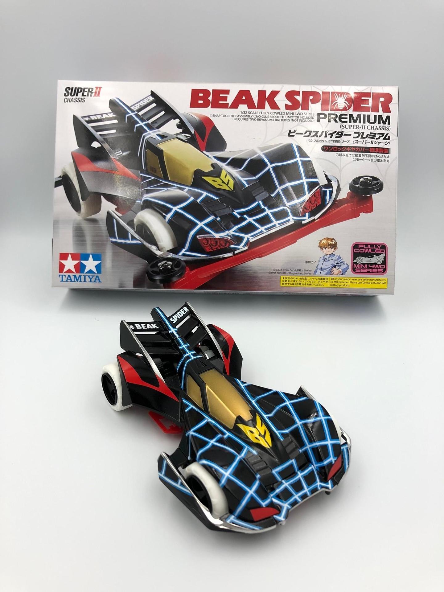 ミニ四駆を塗装仕上げ～ビークスパイダー～ 5代目 空気の刃再現版